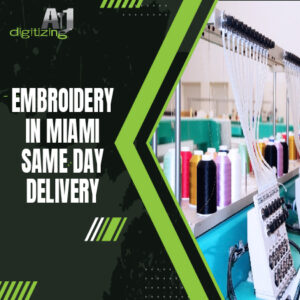 Embroidery In Miami - Same Day Delivery -fb