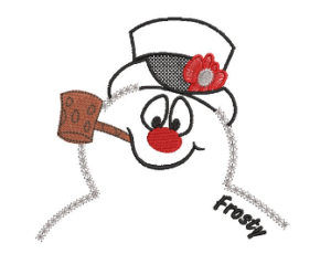 Frosty Winter Wonderland Christmas Embroidery Design