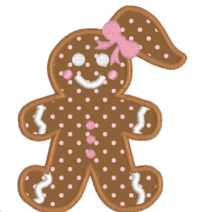 Joyful Gingerbread Delights Christmas Embroidery Design