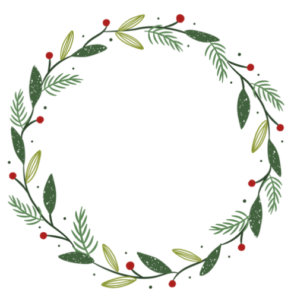 Wreath Christmas Embroidery Design