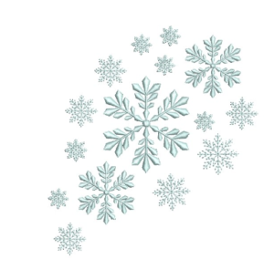 Snowflake Symphony Christmas Embroidery Design