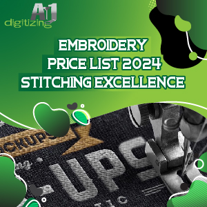 Embroidery Price List 2024