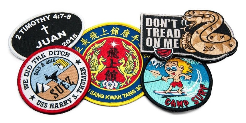 Iron on Embroidered Patches - fb