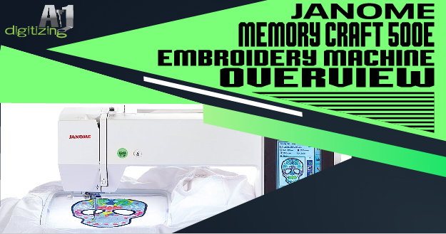 Janome Memory Craft 500E Embroidery Machine Photo