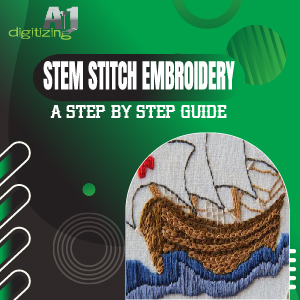 Stem Stitch Embroidery Photo