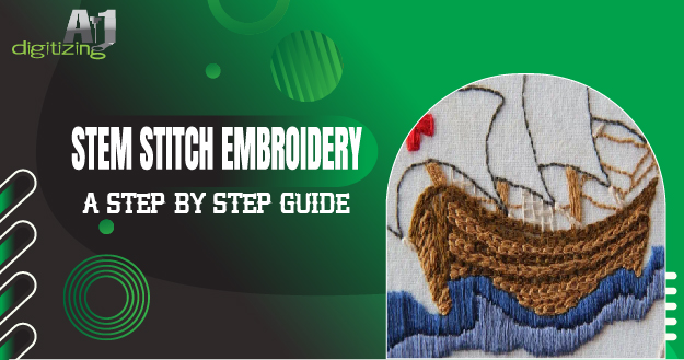 Stem Stitch Embroidery Picture