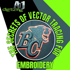 Vector Tracing for Embroidery