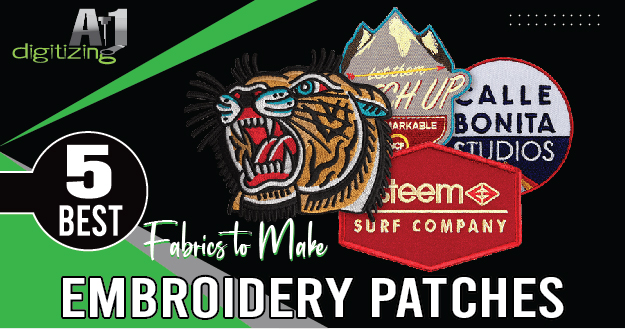 5 Best Fabrics to Make Embroidery Patches