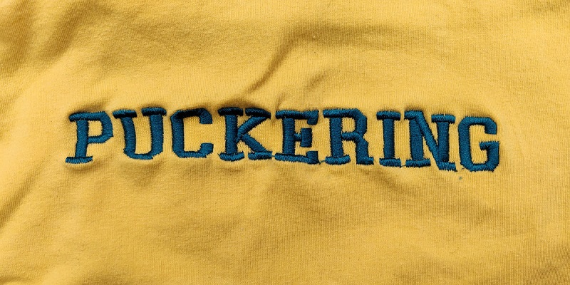 Embroidery Puckering