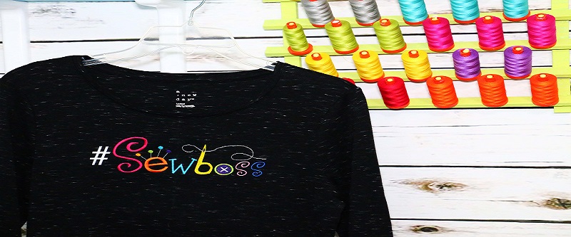 Embroidery on t-shirts