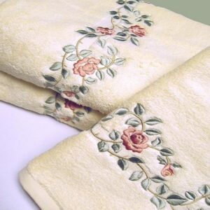 Machine Embroidery on Towel