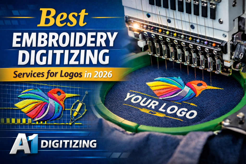 Best embroidery digitizing services for logos in 2026 with professional logo digitizing and high-quality embroidery stitch files