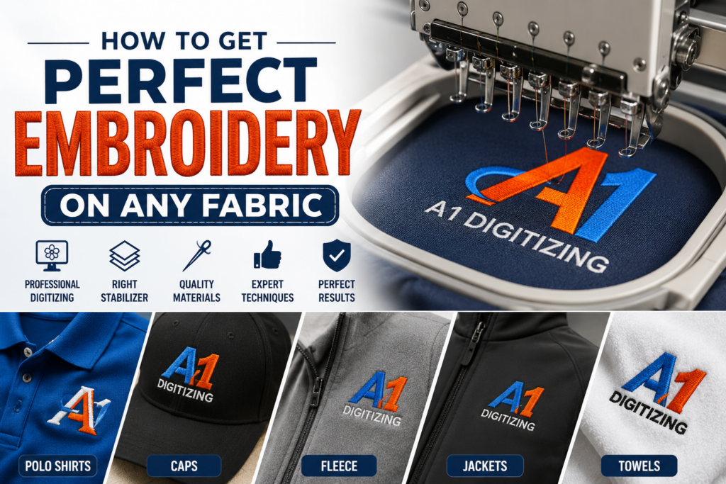 How to Get Perfect Embroidery on Any Fabric