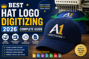 Home Best Hat Logo Digitizing 2026 complete guide showing professional embroidery digitizing for caps and hats